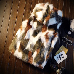 Veste Gilet haut de gamme en fourrure, veste à capuche coupe-vent, chaud sans manches, grande taille, automne, hiver